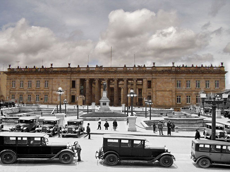 Recreando el pasado de los autos antiguos y los lugares famosos