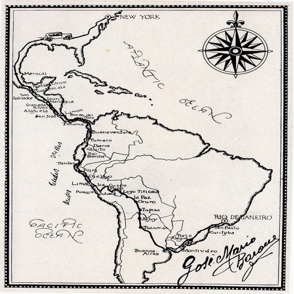 II Parte. José Mario Barone y el primer raid Brasil-Argentina-Colombia-New York, en 1927